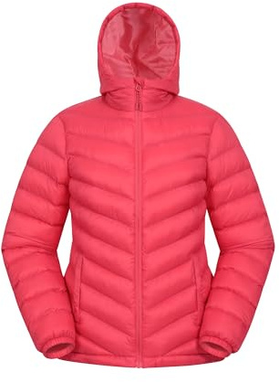 Mountain Warehouse Seasons Womens Padded Puffer Jacket Fiery Coral 8