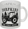 Dorfkind und stolz drauf Trecker Glas Tasse Vintage Traktor Design Landwirt Bauernkind Ideal als Geschenk für den Bauern in dir Schlepper Landwirtschaft