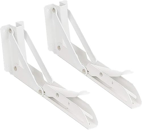 CuNtoHHH Trépied Pliable, étagère de Salle à Manger, Bureau Mural, Support d'étagère Suspendu, 12 Pouces, 14 Pouces, 16 Pouces, 18 Pouces