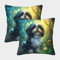 MASHAUNIE Skye Terrier Kissenbezüge Für Sofa Und Bett, Kissenbezug, Geeignet Für Home Decor Und Travel Essential, Maschinenwaschbar 45x45cm