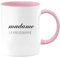 quotedazur - Mug Madame La Photographe - Rose/Céramique