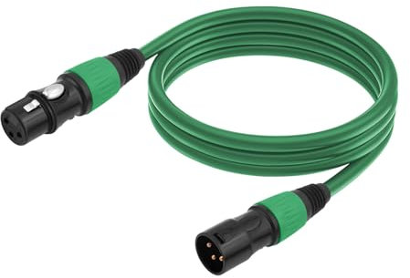 KASFDBMO Mikrofon-Verlängerungskabel, 3-polig, Stecker auf Buchse, störungsbeständig, mehrere Längen