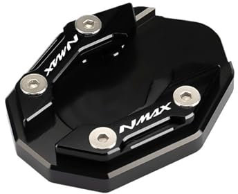 Kickstand Erweiterungsplatte Für MT 07 NMAX155 Aerox Motorrad Ständer Fuß Seitenständer Verlängerungspolster Änderungszubehör Stützrahmenschale