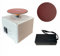 Toplionace Afiladora Eléctrica de 10cm 4 Pulgadas CA 100-240V para Cuchillas, Piedra, Madera y Metal, Motor de Cobre de 6000 Rpm, 7 Velocidades Ajustables.