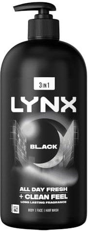 Lynx Pump Shower Gel Black 900ml