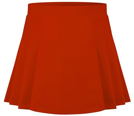 Tennisrock Mädchen Sportrock Kinder mit Hose Taschen Faltenrock Golf Skorts | 4–15 Jahre