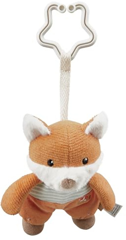 Sterntaler Spielzeuganhänger Fuchs Filou - weiches Kinderwagen Spielzeug zum Aufhängen - Greifspielzeug mit Rassel - kleines Plüschtier - ideal unterwegs & Zuhause - Geschenkidee - Unisex