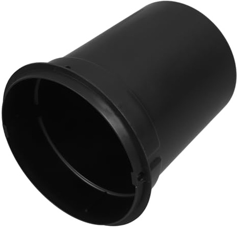 Poubelle Intérieure Ronde 3 L en Abs Noir, Insert Épais de Remplacement | Chambre et Bureau, Facile à Nettoyer et Réutilisable, Style Simple Décoratif
