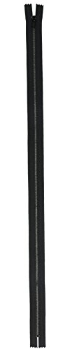 Coats&Clark F21 22-2-BLK All-Purpose Metal Zipper, 22, Black