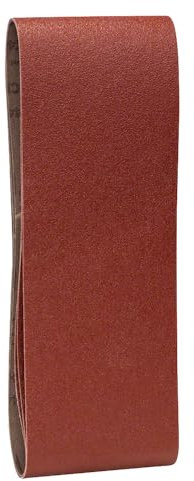 Bosch 3x X440 Best for Wood and Paint Sanding Belt (for Wood, Paint, Chipboard, 100 x 610 mm, Grit 80, Professional Accessories for Belt Sanders from Most Brands)