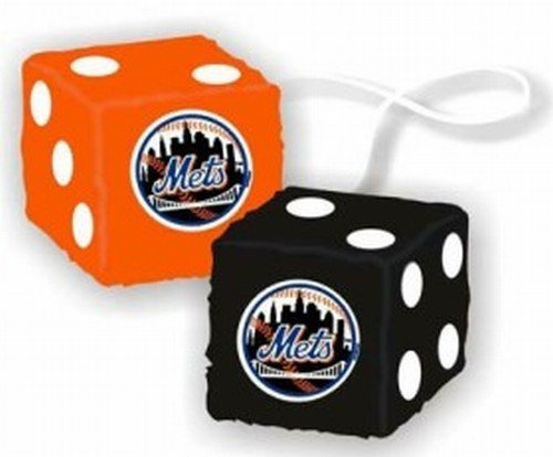 Fremont Die Consumer Products F68021 Fuzzy Dice – New York Mets