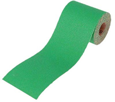 Faithfull FAIAR100120G 50M (100mm Wide) Fine (120 Grit) Sandpaper Roll Green (Pro) 100mm x 50M 120g