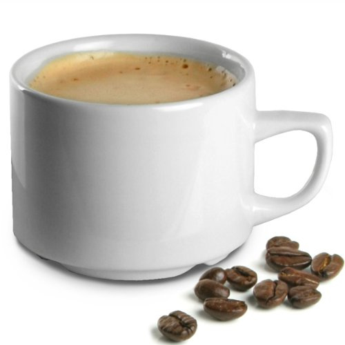 Churchill White Maple Breakfast Cup CBM 28cl / 10oz White China Cup - WH CBM