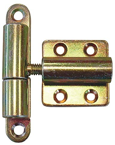 Alberts 869991 Aushebescharnier | verstellbar von 60 - 85 mm | galvanisch verzinkt, dickschichtpassiviert | 83 x 15 mm | 20er Set