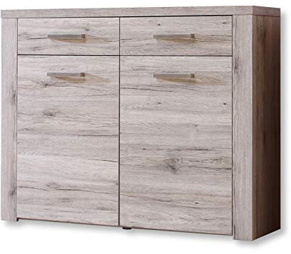 ROLLER Schuhschrank - Sandeiche - 116 cm breit