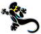 4R Quattroerre.it 14100 3D Aufkleber-Gecko