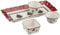 Villeroy & Boch – Toy's Delight Dip Set 4 Pieces, Dipping Bowls Set with Tray, Premium Porcelain