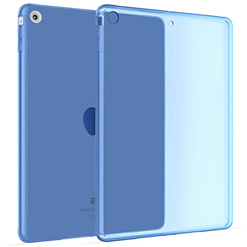 Okuli Transparente Silicona Funda Cubrir Cubierta Caucho Caso para Apple iPad Mini 1, Mini 2 & 3 en Azul