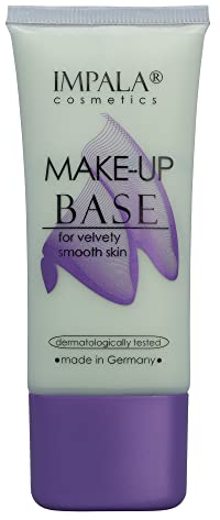 IMPALA | Grüne Make-up Grundierung Primer Nr. 2 | Perfektes Finish und Anti-Augenringe | Gegen Rötungen und Akne | Ölfreie Textur für fettige und Mischhaut | 30 ml
