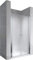 Porte de douche 76x180 cm verre OPAQUE - ajustable de 76 à 80 cm