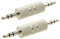 Duttek 3,5mm Stecker auf Stecker Audio Adapter, 3 Polig 3,5mm Stereo Klinke auf 3,5mm Stereo Klinken Adapter, 1/8 Zoll Stecker auf Stecker, Audio Kupplungsstecker(2 Stück)