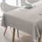 Wachstuch Tischdecke Abwaschbar Eckig 140 x 180 cm Sterne Beige Grau