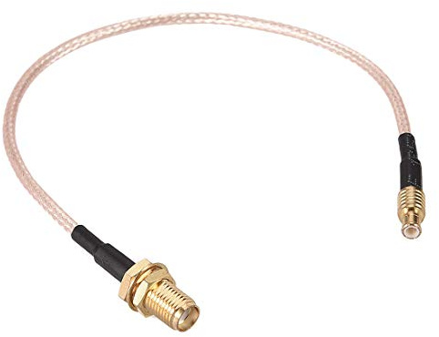 sourcing map 1 Stücke MCX RG316 Kabel Messing RF Koaxial Koax Adapter