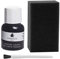 Dye Design Paint for Leather and Faux Leather Shoes, Trainers, with Sponge and Brush, Famaco Dye Liquid, 36 Colours Black