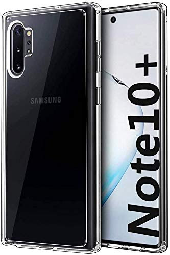 REY - [Lot de 3] Coque pour Samsung Galaxy Note 10 Plus - NOTE10+, TPU Transparent en Silicone, Ultra Fine 0.33mm