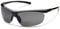 Urbanium Eyewear Modell Nizza – Sportsonnenbrille in schwarz - polarisierend mit unauffälligen Lesefenster im unteren Bereich der Gläser mit Addition +2.50