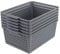 Farmoon Gray Weave Plastic Basket, Cupboard Storage Baskets Orgainzer, 6 Packs