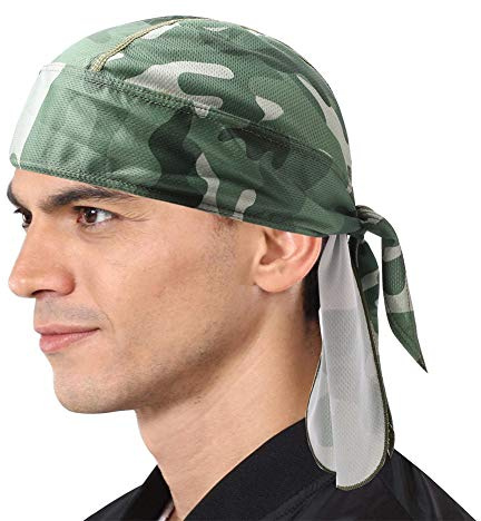 IBLUELOVER Bandana Cap Damen Herren Schnell Trocknende Kopftuch Atmungsaktiv Fahrrad Kopfbedeckung UV Schutz Sommermütze Sport Beanie Fahrradmütze Outdoor Bandana Piratenhut Wandern Klettern Laufen