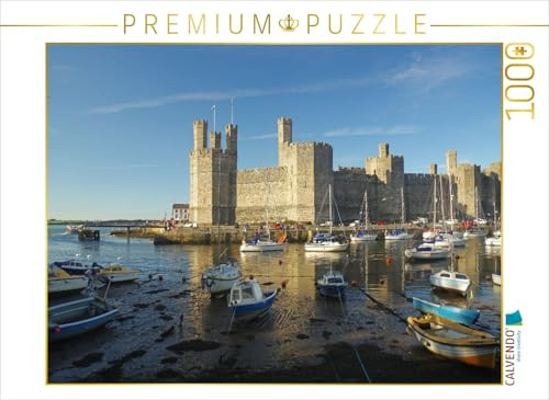 CALVENDO Puzzle Caernafon Castle in Wales | 1000 Teile Lege-Größe 64 x 48 cm Foto-Puzzle für glückliche Stunden
