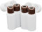 Protect Your Power - Slimline 18650 Battery Case, Soft Durable Material - Pack of 2 (Holds 2 Batteries)