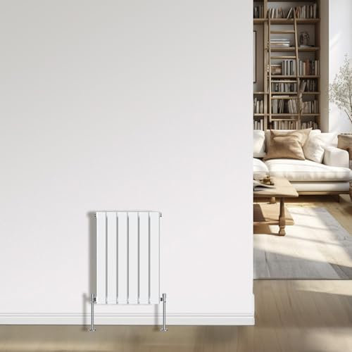 NRG White Radiator 600x408mm- Single Flat Panel Interior Bathroom Radiators