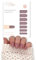 Fairy Nail Nagelfolien einfarbig | Nagellackstreifen für Fingernägel | 16 Nagelsticker für die perfekte Maniküre Zuhause (Taupe)