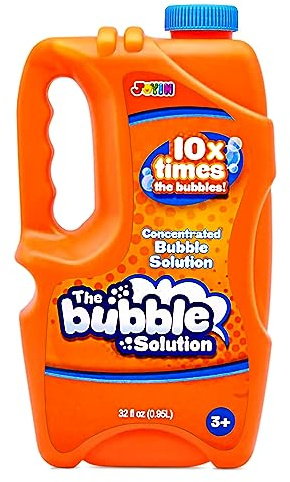 JOYIN 32 OZ Concentrated Bubble Solution for Bubble Machines (Up to 2.5 Gallons), Concentrated Solution Refills for Machine, Wands, Blower, Easter, Kids, Parties