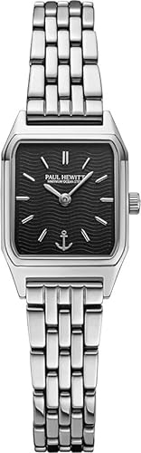 PAUL HEWITT Damen-Uhren Analog Solar One Size Schwarz, Silber 32023195