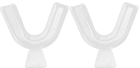 AMZLORD 6x Silikon Aufbissschiene Zahnbleaching Knirscherschiene Zähne Zahnschutz Schiene Mundschutz Zum Zähneknirschen Schützt Den Zahnschmelz Schnarchschiene Bruxismus Schiene Beißschiene