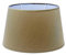 Lampenschirm Stoffschirm Stoff E14 / E27 Fassung oval H 15 cm (sand)