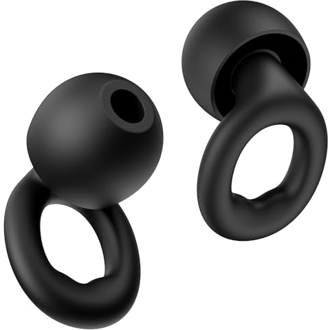 Link Dream Tappi Orecchie Dormire, Tappi per Orecchie Antirumore - Protezione dell'udito super morbida e riutilizzabile in silicone flessibile - 6 Inserti auricolari S/M/L – SNR 28 dB