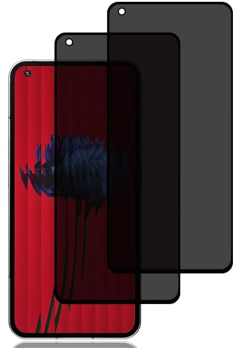 Sichtschutz Schutzfolie für Nothing Phone (1) [2 Stück], Privacy Schutzfolie, Privacy Schutzglas, [9H Härte] [Kratzfest] [Easy to Install] [Blasenfrei] Anti Spy Displayschutzfoli für Nothing Phone 1