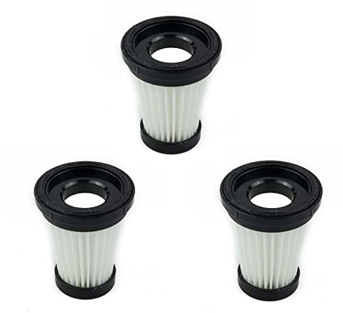 KIOOS 3 pièces Filtre/Fit for Genius Invictus One DC aspirateur à Main Lavable à Main sans Fil Vac pièces de Rechange Accessoires pièces d'aspirateur (Color : 3PCS)