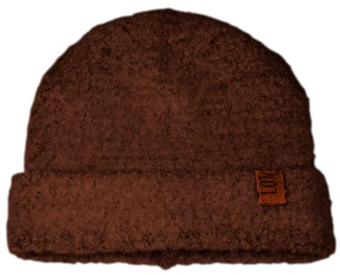 LOT83, Mütze Damen, Suus, Beanie Damen, Wintermütze, Braun, Einheitsgröße