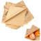 Anseom 100 Stück Snacktaschen, 18×18cm Burger Papier Fettdicht Sandwich Wrap Papier Lebensmitteltüten, Alter Zeitungsdruckstil Deli Papierblätter Taschen Öffnen Sich auf Zwei Seiten für Käse Pommes