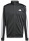 adidas Uomo 3 Stripes Tricot Regular Track Top, Black, L