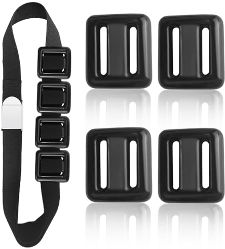 Quaocens 4 Pcs 1.1 lb Scuba Weight Belt,Diving Weight Belt with Metal Block Buckle Coated Dive Weights Nylon Dive Belt Suitable for Free Diving