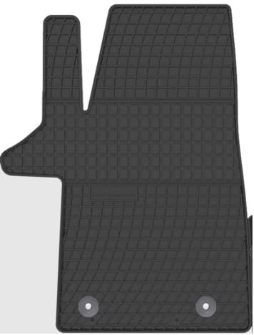 Wielganizator Automatte – Passend für Volkswagen Transporter T6 2015- – Gummimatte – Autozubehör - Auto Fußmatten – Fußmatte Auto – 1 – schwarz