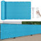 Balkon Sichtschutz, Balkonabdeckung 450 x 180 cm Multi Farbe Und Größe, Blickdichte Balkonbespannung, mit Kabelbinder Und Kordel, für Camping Swimming Pool, Himmelblau