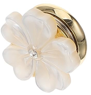 ANDRESLAD Broche Fleur Magnétique Élégante Naturel Accessoire De Mode Délicat Pour Vêtements Écharpes Et Chapeaux Pour Fêtes Quotidien